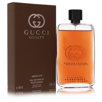 Gucci Guilty Absolute by Gucci Eau De Parfum Spray 3 oz (Men) V728-537519