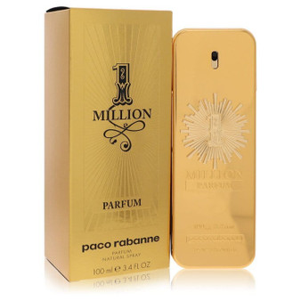 1 Million Parfum by Paco Rabanne Parfum Spray 3.4 oz (Men) V728-553924