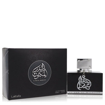 Lattafa Al Dur Al Maknoon Silver by Lattafa Eau De Parfum Spray (Unisex) 3.4 oz (Men) V728-563525