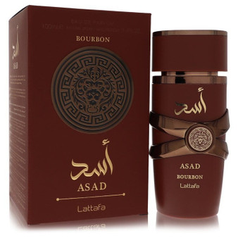 Lattafa Asad Bourbon by Lattafa Eau De Parfum Spray 3.4 oz (Men) V728-567452