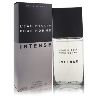 L'eau D'Issey Pour Homme Intense by Issey Miyake Eau De Toilette Spray 4.2 oz (Men) V728-460446