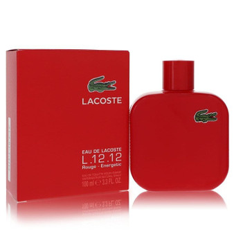 Lacoste Eau De Lacoste L.12.12 Rouge by Lacoste Eau De Toilette Spray 3.3 oz (Men) V728-491847