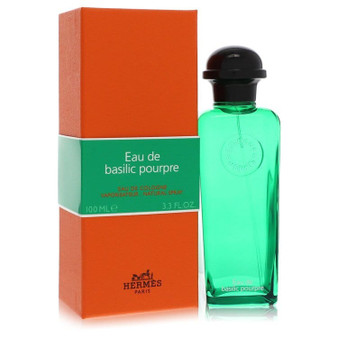 Eau De Basilic Pourpre by Hermes Eau De Cologne Spray (Unisex) 3.3 oz (Men) V728-564014