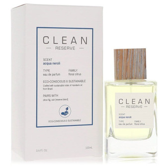 Clean Reserve Acqua Neroli by Clean Eau De Parfum Spray 3.4 oz (Women) V728-547935