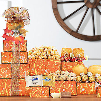 Thanksgiving Treats : Gourmet Gift Tower Z954-WC-678