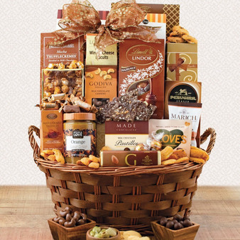 Golden Gourmet: Gourmet Gift Basket Z954-CPB-994