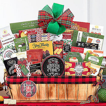 Holiday Delight: Gourmet Christmas Gift Basket Z954-WC-528