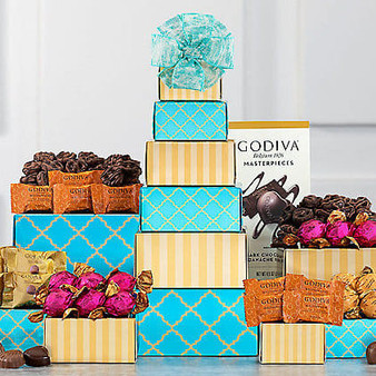 Divine Deluxe: Godiva Chocolate Gift Tower Z954-WC-651