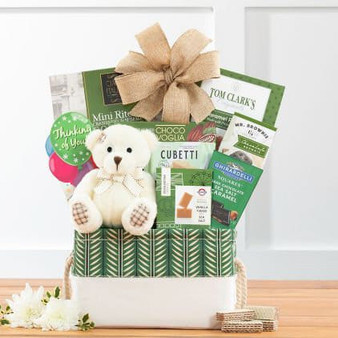 Bear Hugs: Thinking of You Gift Basket Z954-WC-989Y
