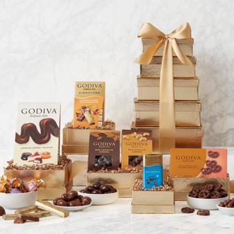 Golden Godiva: Premium Chocolate Gift Tower Z954-GC-5672
