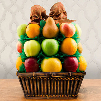 Fruitful Indulgence: Fruit Gift Basket Z954-CPB-616