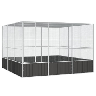  Bird Cage Anthracite Galvanized Steel Large Bird Cage A949-171550