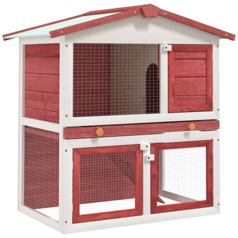  Rabbit Hutch Red and white A949-170839