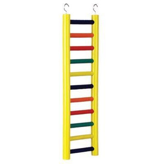 Prevue Pet 11 rung Multi color Wood Bird Ladder 1138  N274-PV011138