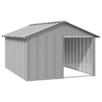  Dog House Anthracite Galvanized steel Large Durable Dog House A949-171543