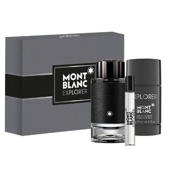 Mont Blanc Explorer 3 Piece Gift Set For Men M433-MS-MBEXPL-34