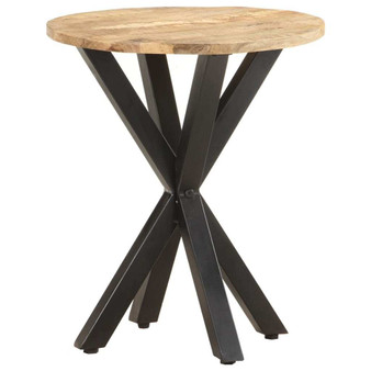 Side Table Natural Wood Solid Mango Wood Durable Side Table A949-320656