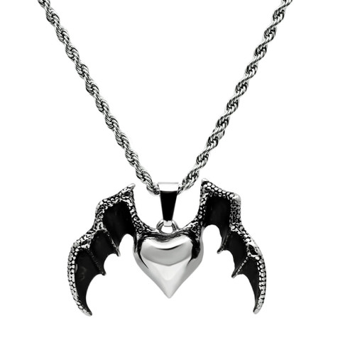 High polished (no plating) Stainless Steel Chain Pendant with No Stone