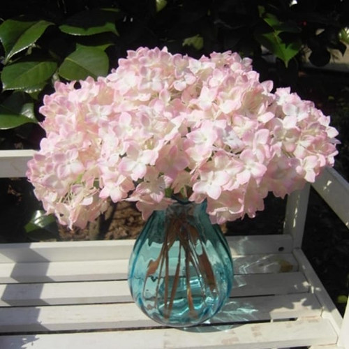 Artificial Flower Hydrangea Silk Bridal Bouquet Party Home Wedding Decor 5 Colors Flowers