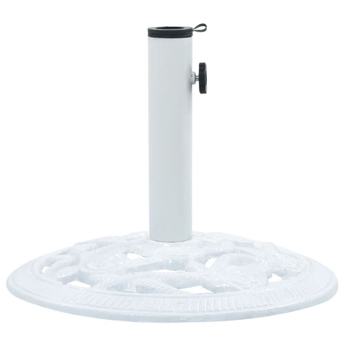  Umbrella Base White 19.8 lb 15.7" Cast Iron