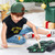 Electronic Drum Set with 2 Build-in Stereo Speakers for Kids-Green - Color: Green D681-MU10093US-GN