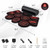 Electronic Drum Set with 2 Build-in Stereo Speakers for Kids-Red - Color: Red D681-MU10093US-RE