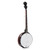 5-String Geared Tunable Banjo with case - Color: Black D681-MU10052