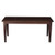 Solid Wood Entryway Accent Bench in Java Brown Finish