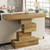 Modern Farmhouse 42-inch Entryway Accent Sofa Table in Light Brown Wood Finish