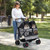 Foldable Double Pet Stroller with Adjustable Sunshade and Storage Basket-Gray - Color: Gray