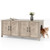 Cat Litter Box Enclosure for 2 Cats Modern Kitty Litter Box Furniture Hidden-Oak