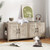 Cat Litter Box Enclosure for 2 Cats Modern Kitty Litter Box Furniture Hidden-Oak