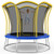 10 Feet Unique Flower Shape Trampoline with Galvanized Steel Frame-Orange