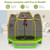 7 Feet Kids Recreational Bounce Jumper Trampoline-Yellow - Color: Yellow