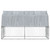  Dog Cage with Roof and Door Silver Galvanized Steel A949-3294909