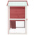  Outdoor Rabbit Hutch 3 Doors Red Wood A949-170839