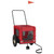  Pet Bike Trailer Red and Black Oxford Fabric and Iron A949-93929