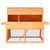  Rabbit Hutch Solid Pine & Fir Wood 59.8"x50.4"x42.5" A949-170643
