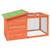  Rabbit Hutch Brown 39.6"x21.3"x21.7" Solid Wood Pine A949-172289