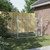  Dog Cage with Door Gray 6.6'x6.6'x4.9' Galvanized Steel A949-172562