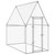  Chicken Cage Silver 78.7"x39.4"x74.8" Galvanized Steel A949-172550