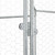  Chicken Cage Silver 78.7"x39.4"x74.8" Galvanized Steel A949-172550