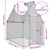  Chicken Cage Silver 78.7"x39.4"x74.8" Galvanized Steel A949-172550