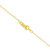 Solid 10K Yellow Gold 0.5mm Slim and Dainty Unisex 18" Rope Chain Necklace