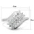 Silver 925 Sterling Silver Ring with AAA Grade CZ  in Clear