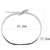 Rhodium Brass Bangle with No Stone