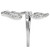 Rhodium Brass Ring with AAA Grade CZ  in Clear