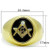 IP Gold(Ion Plating) Stainless Steel Ring with Top Grade Crystal  in Clear