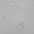 Simple Mother Child Loops 925 Sterling Silver Bracelet