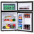 3.2 cu ft. Compact Stainless Steel Refrigerator-Gray - Color: Gray